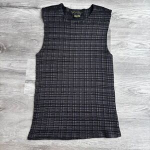 Valentina Women's Textured Pleated Sleeveless Top One Size black crinkle‎